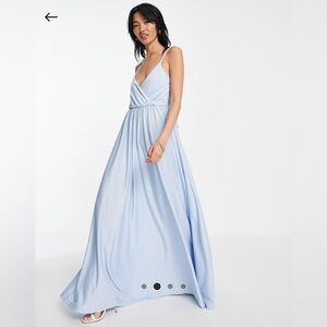 Powder blue maxi dress